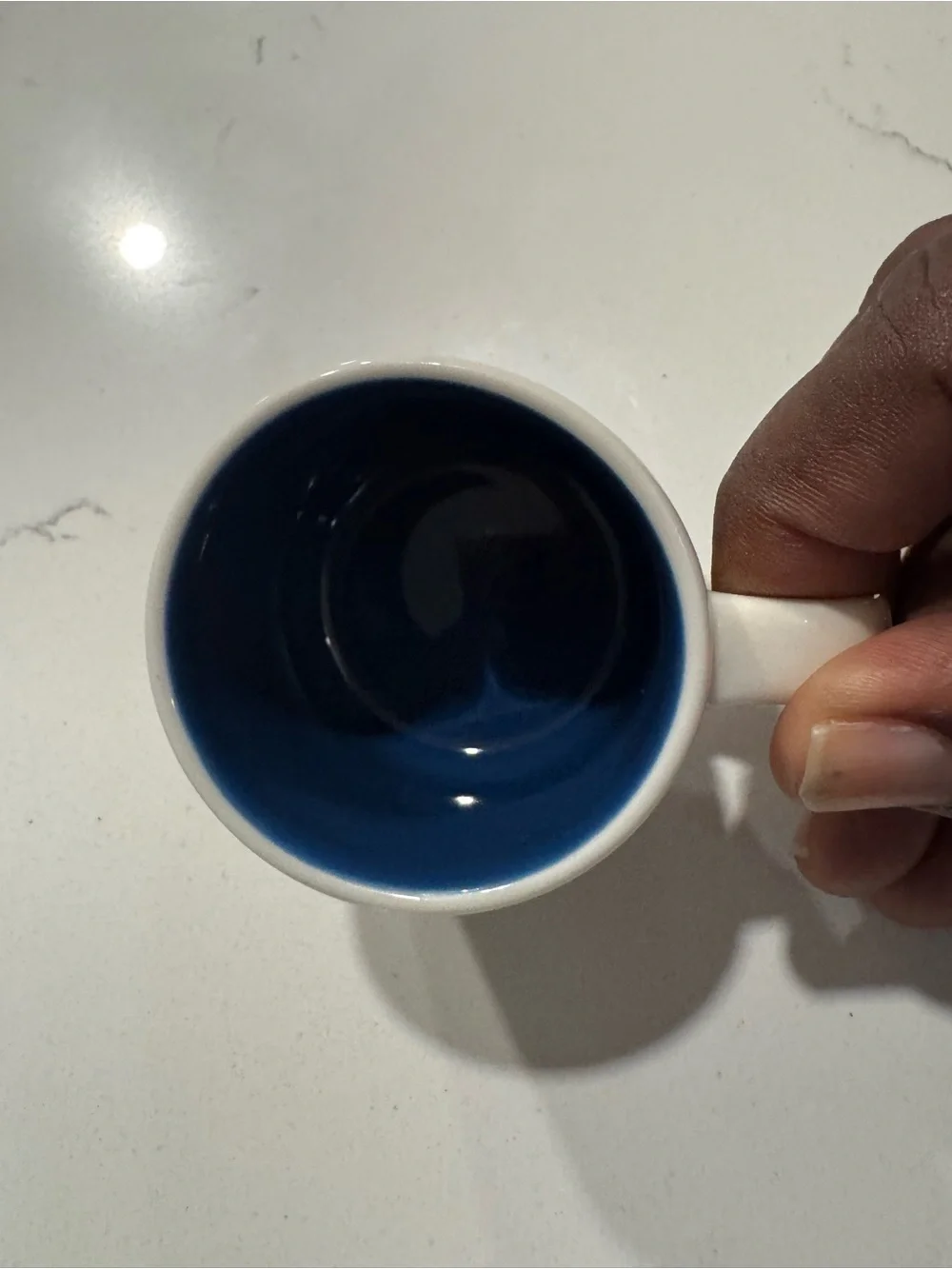 Starbucks White Ceramic 'You Are Here' Mini Mug